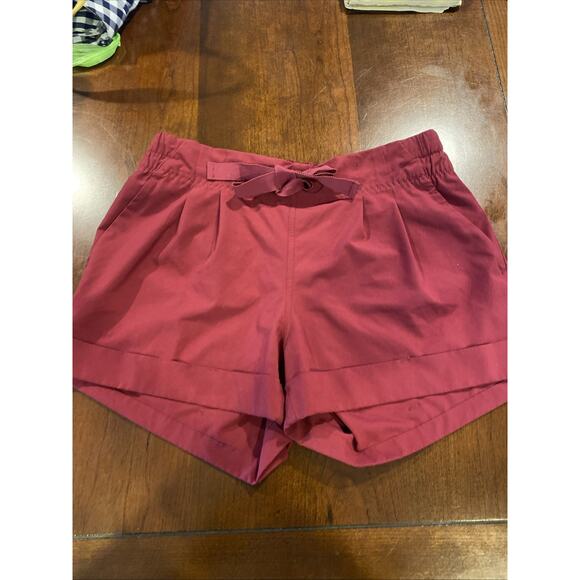 Lululemon Athletica Red Athletic Shorts Lightweight Comfortable Fit - Picture 2 of 7